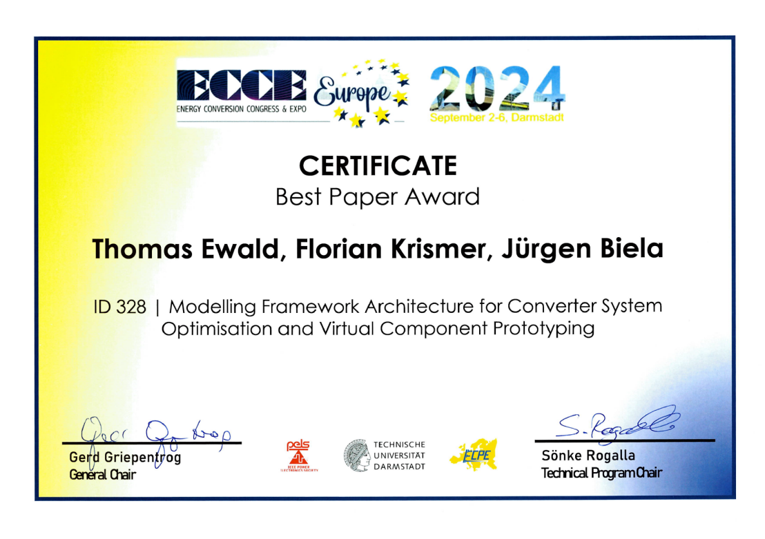 Vergrösserte Ansicht: ECCE Award