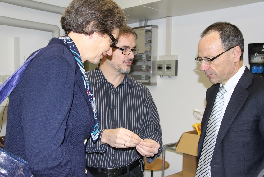 Prof. Lino Guzzella and Prof. Sarah Springman visit D-ITET