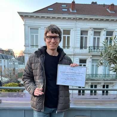 Hasan Hassan receives his EDAA Outstanding Dissertation Award 2023