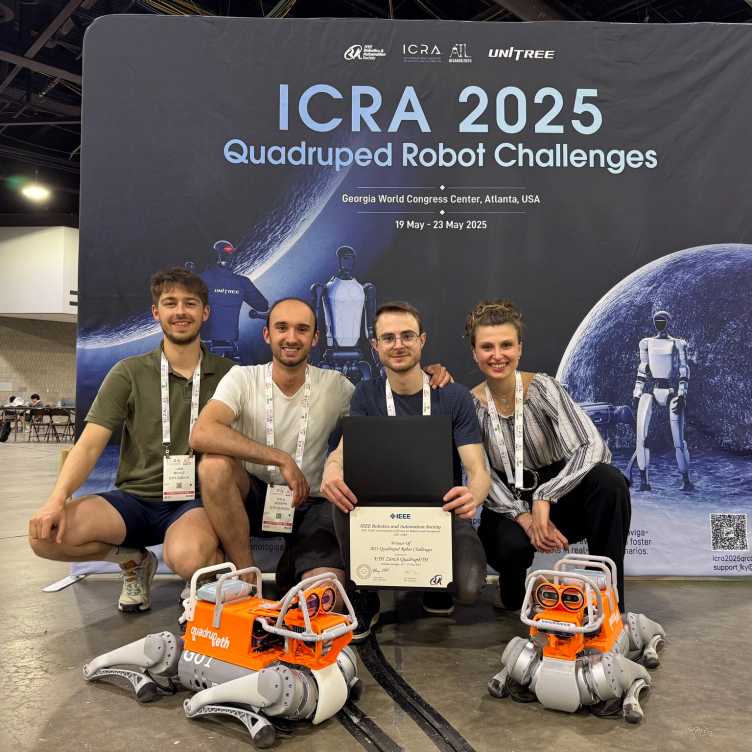 Enlarged view: Liam Boyle, Paul Joseph, Davide Plozza and Anna Heinle (from left to right).
