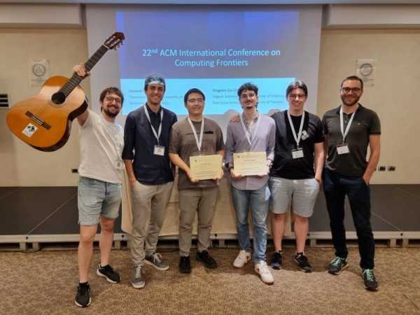 Celebrating the Best Poster Award.